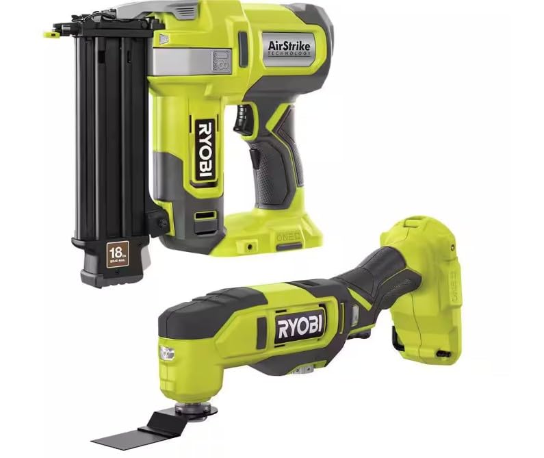 18V Cordless 18-Gauge Brad Nailer and Multi-Tool Combo Kit K251241