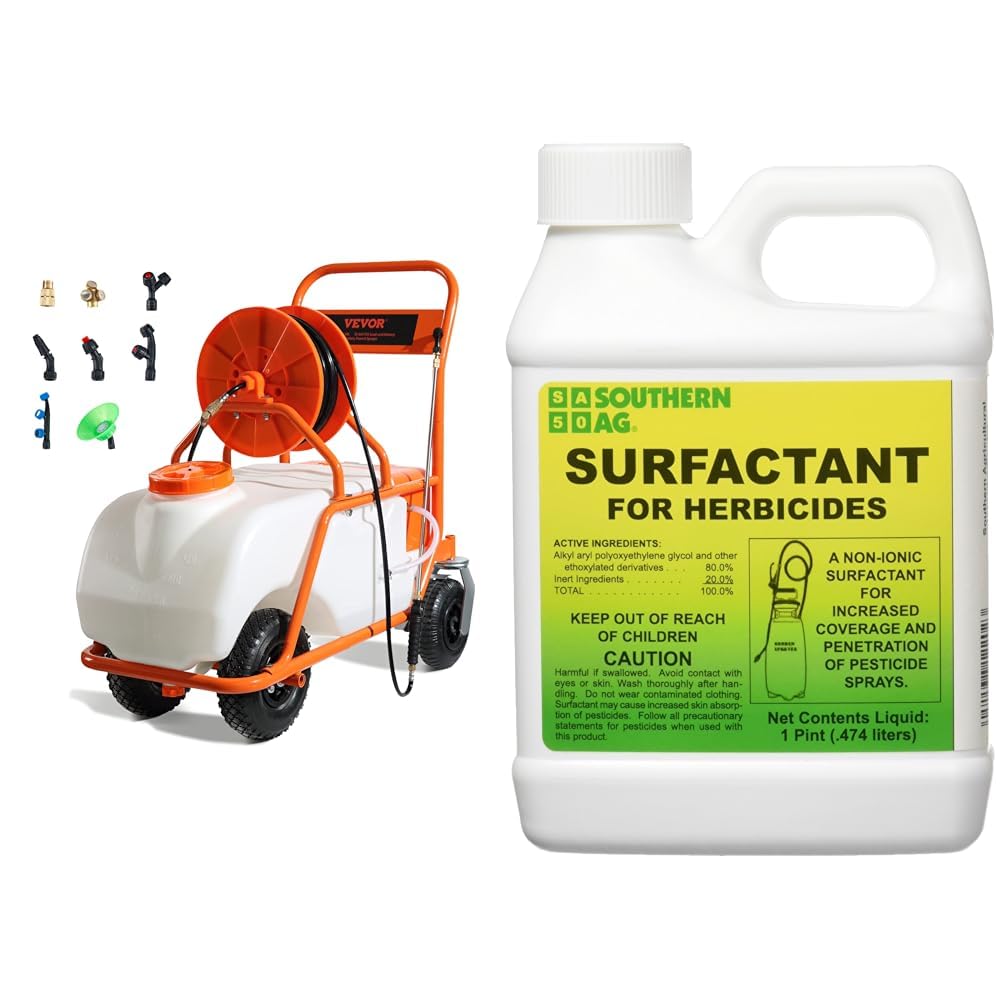 15 Gallon Battery Powered Garden Weed Sprayer with Surfactant L5829