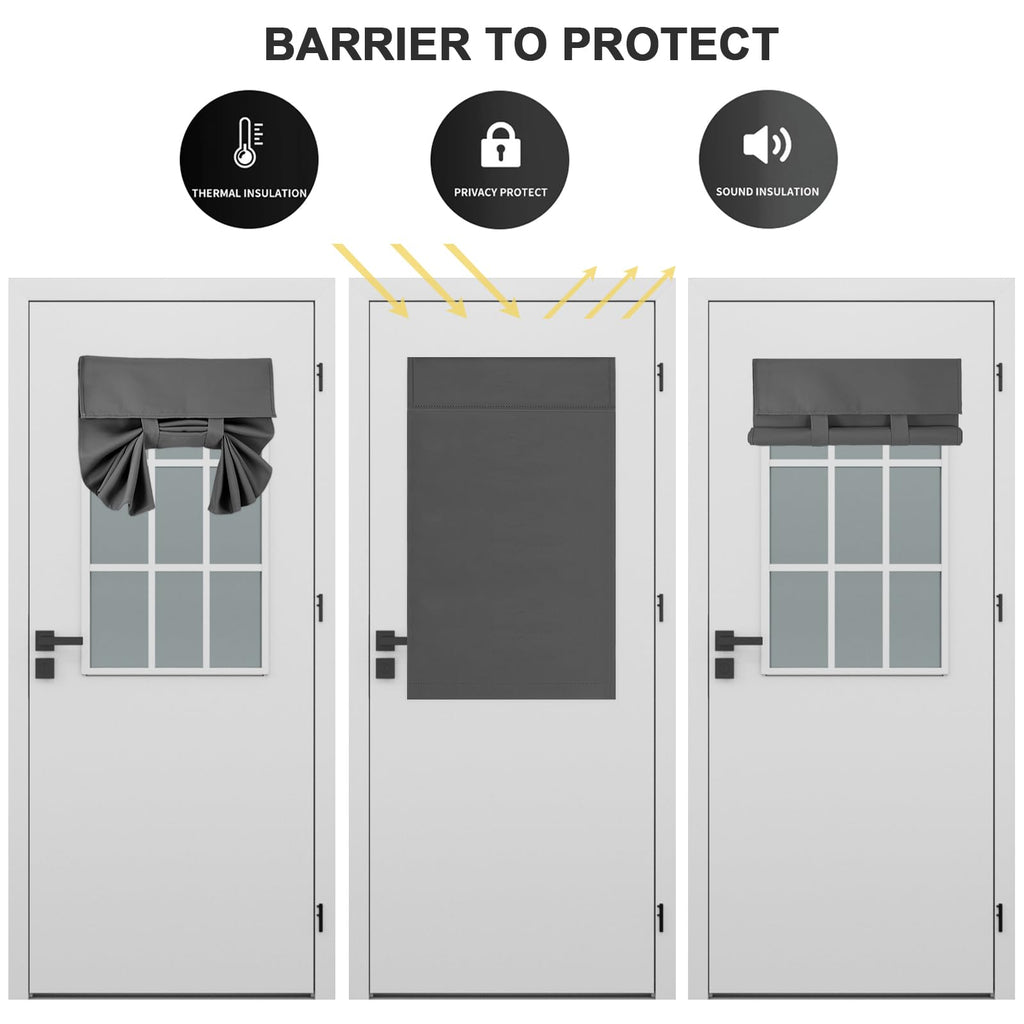 100% Blackout Door Curtains V982159