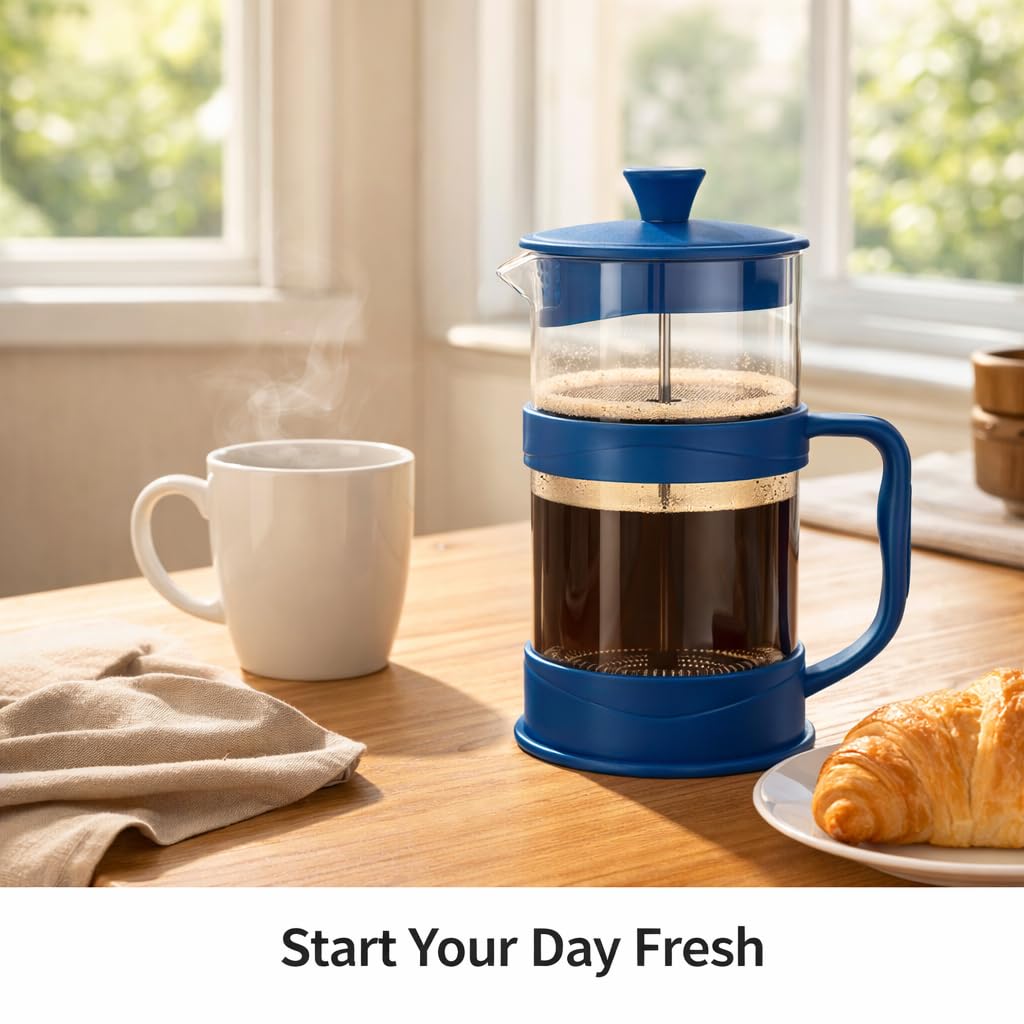 1L Glass French Press Coffee Maker D89206