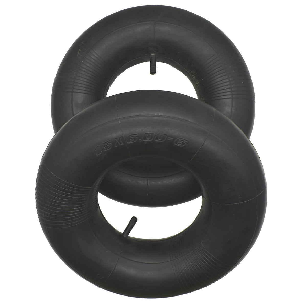 15x6.00-6 Replacement Inner Tube with TR13 Straight Valve Stem, 2-Packs B272571