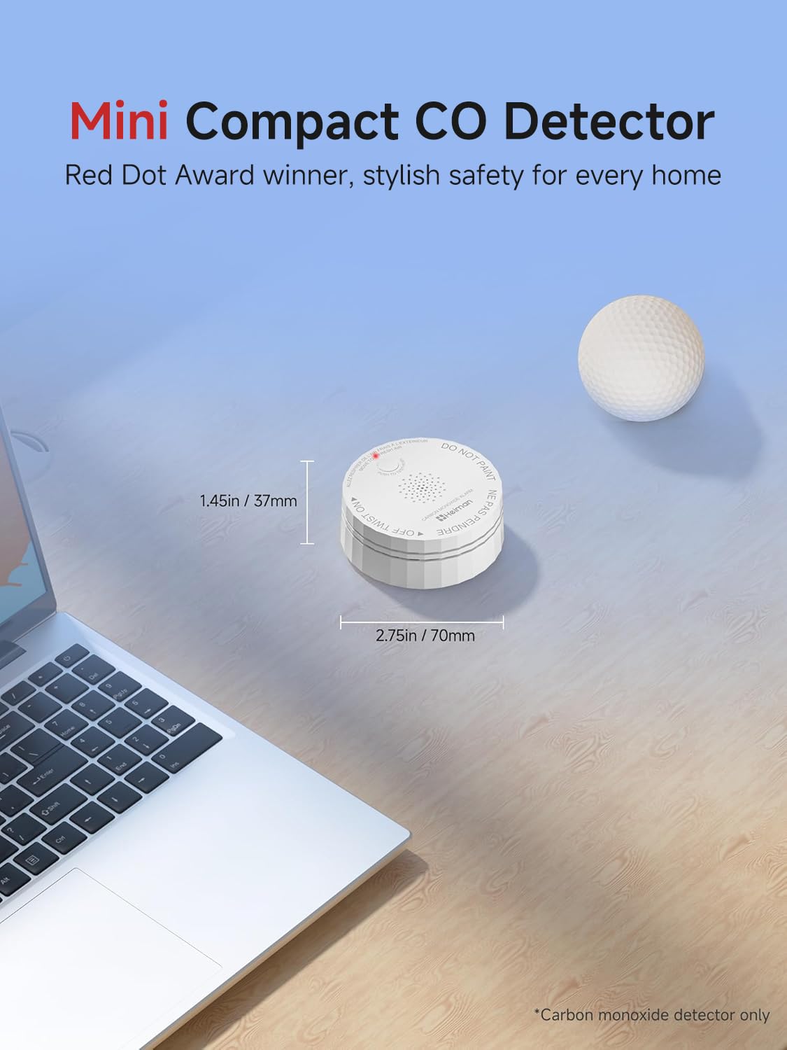Carbon Monoxide Detectors 3 Pack S343365