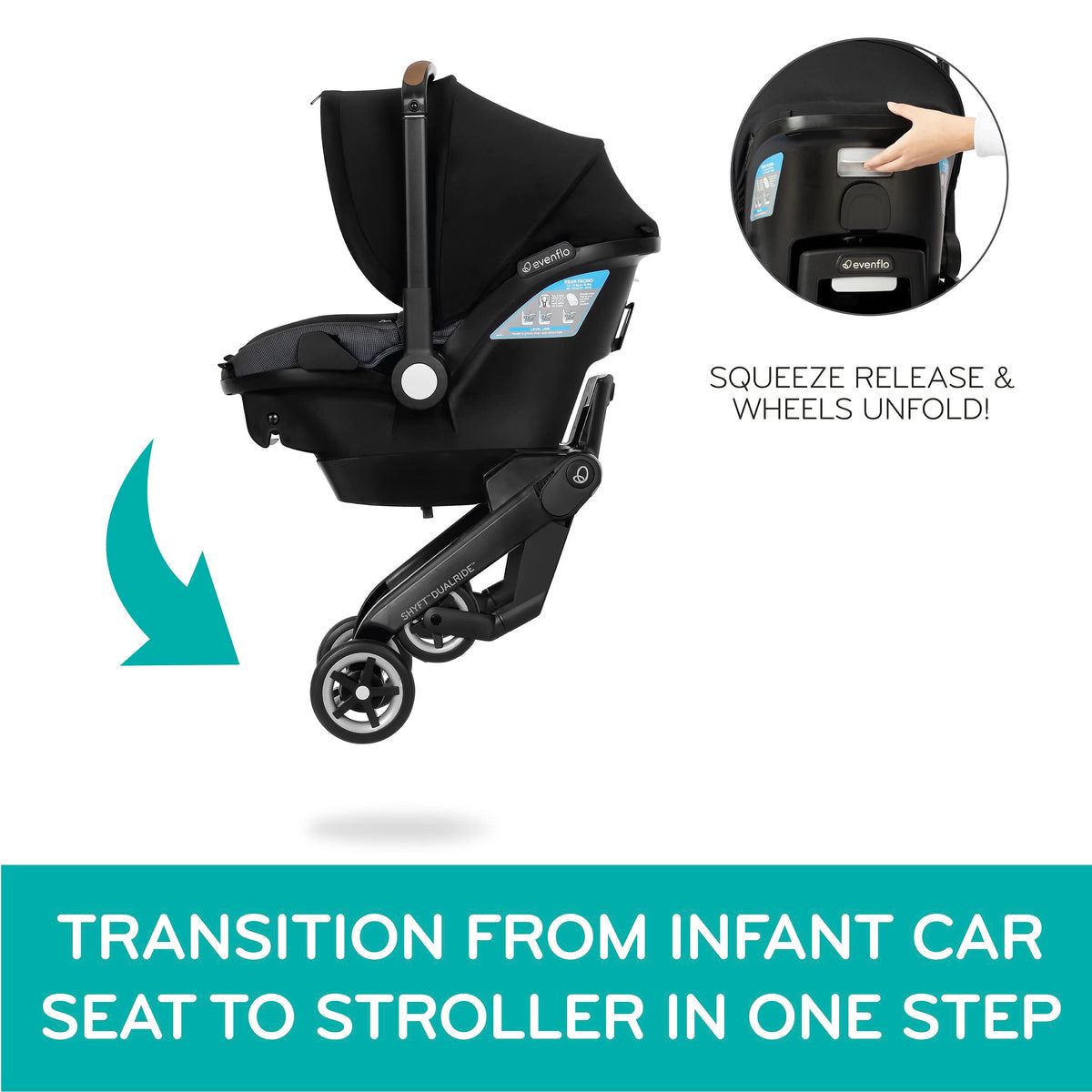 Infant Car Seat and Stroller Combo E5958