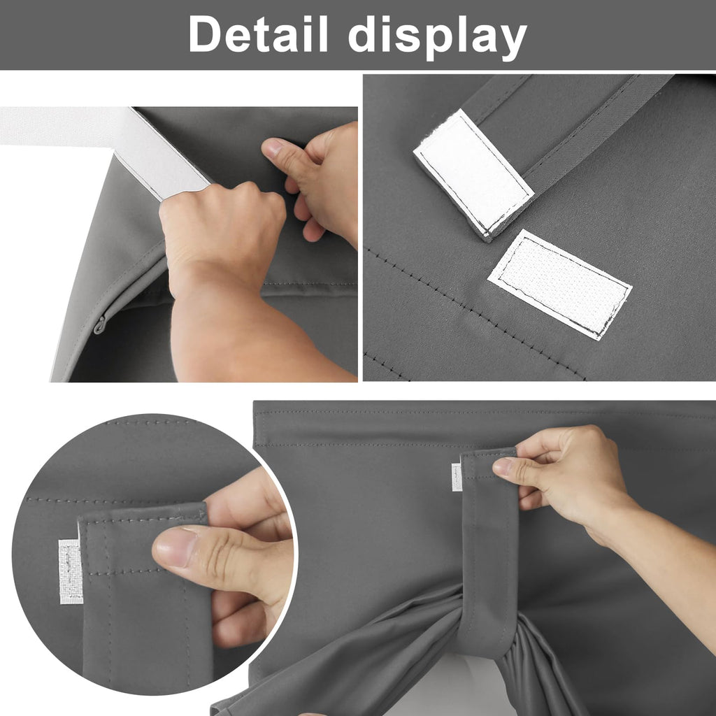 100% Blackout Door Curtains V982159