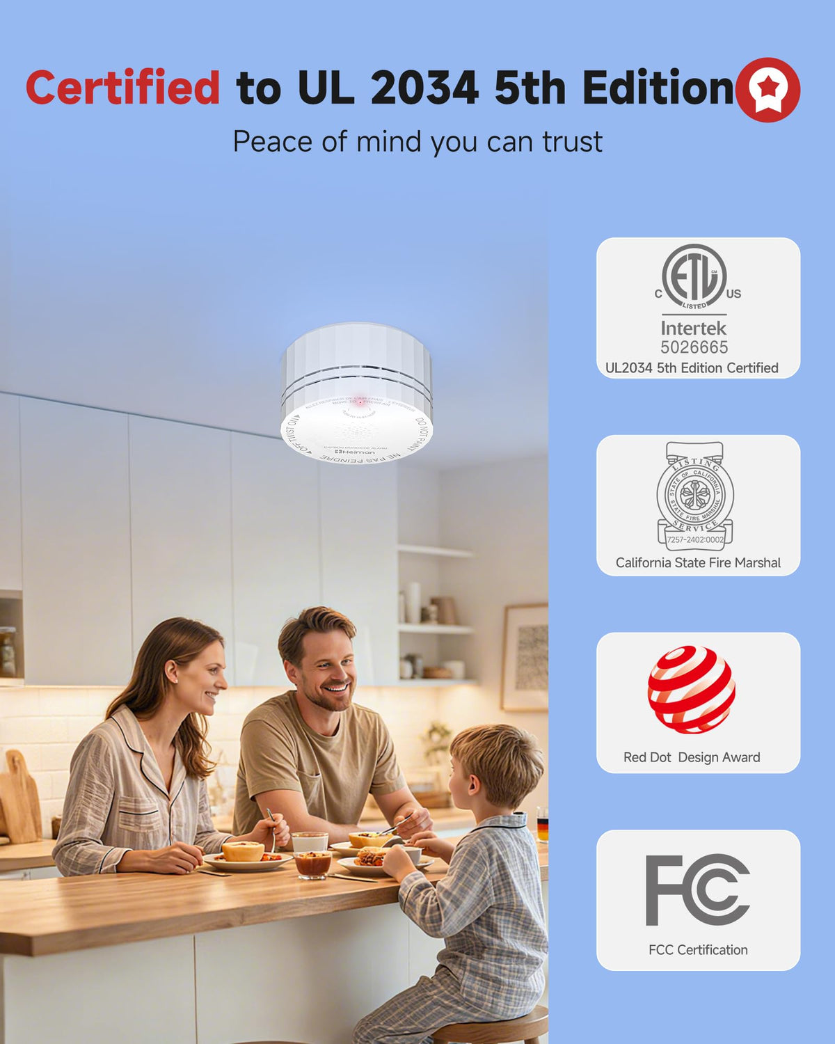 Carbon Monoxide Detectors 3 Pack S343365