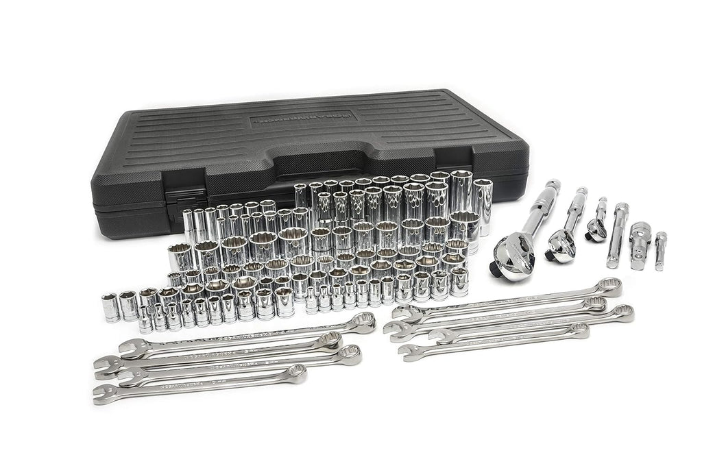 110 Piece 6 & 12 Point SAE/Metric Mechanics Tool Set B986818