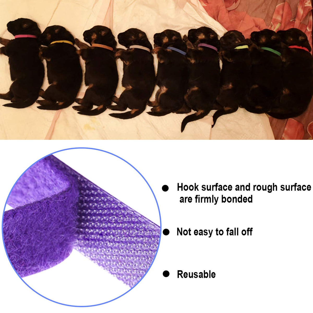 15 Pcs Soft Newborn Pet ID Bands K8520