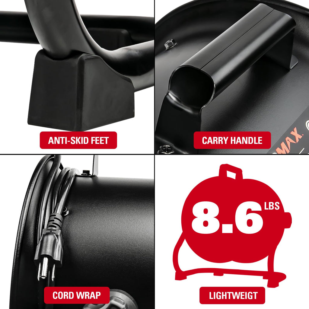 10 Inch High Velocity Drum Fan I23491