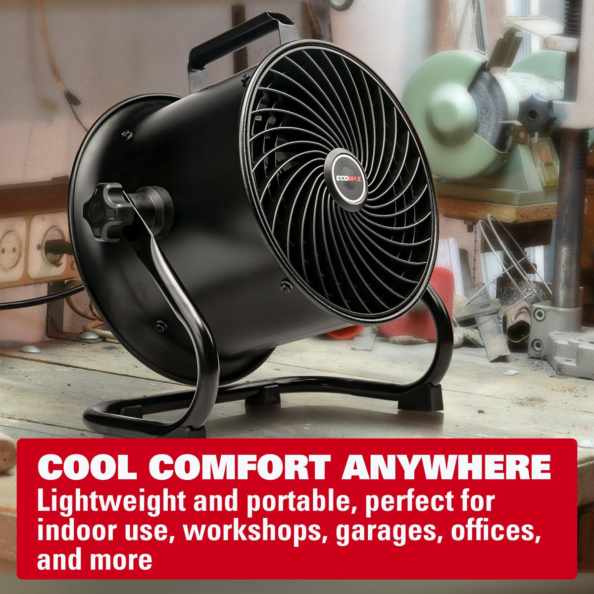 10 Inch High Velocity Drum Fan I23491