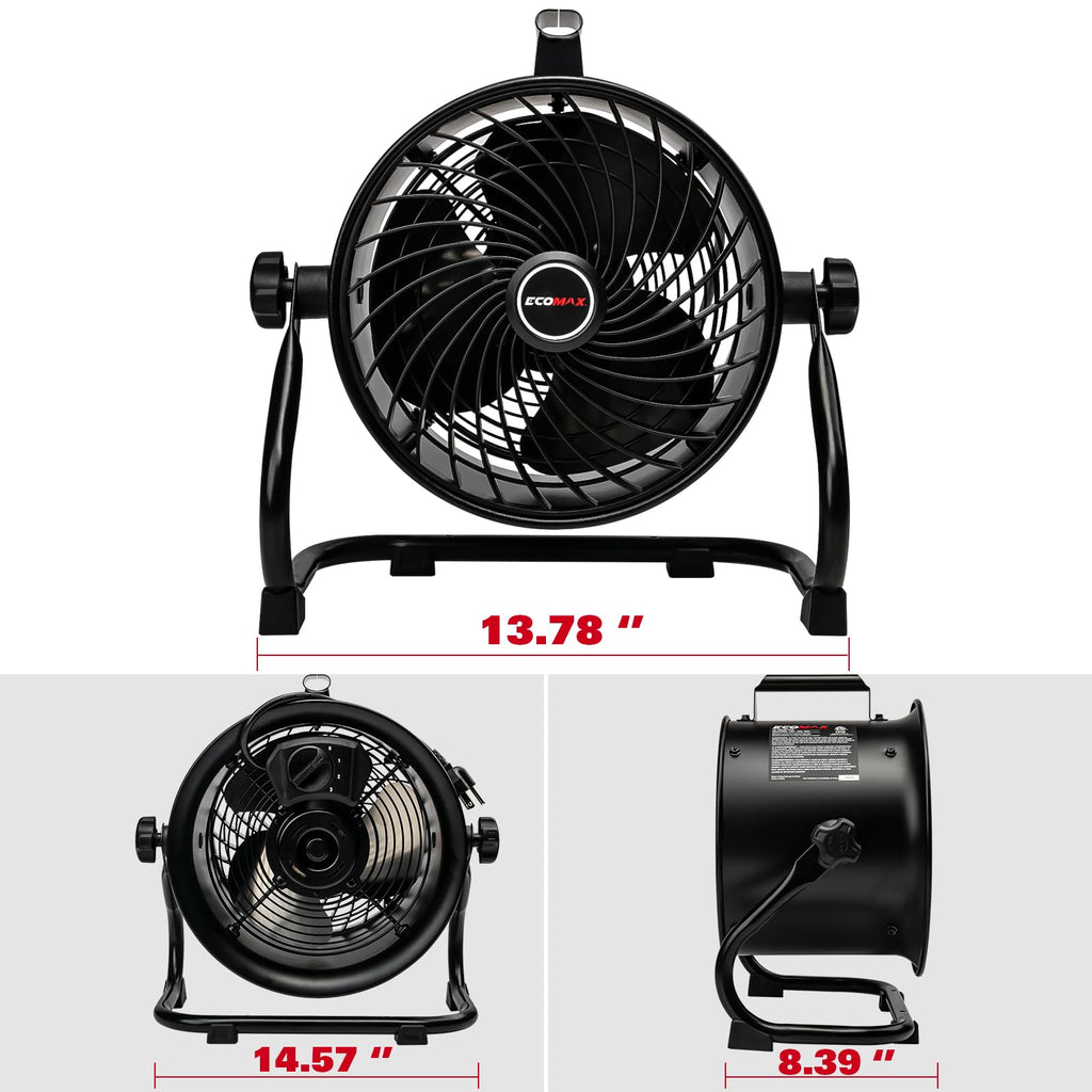 10 Inch High Velocity Drum Fan I23491