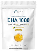 1000mg Omega 3 Fish Oil DHA EPA 200 Softgels C106392