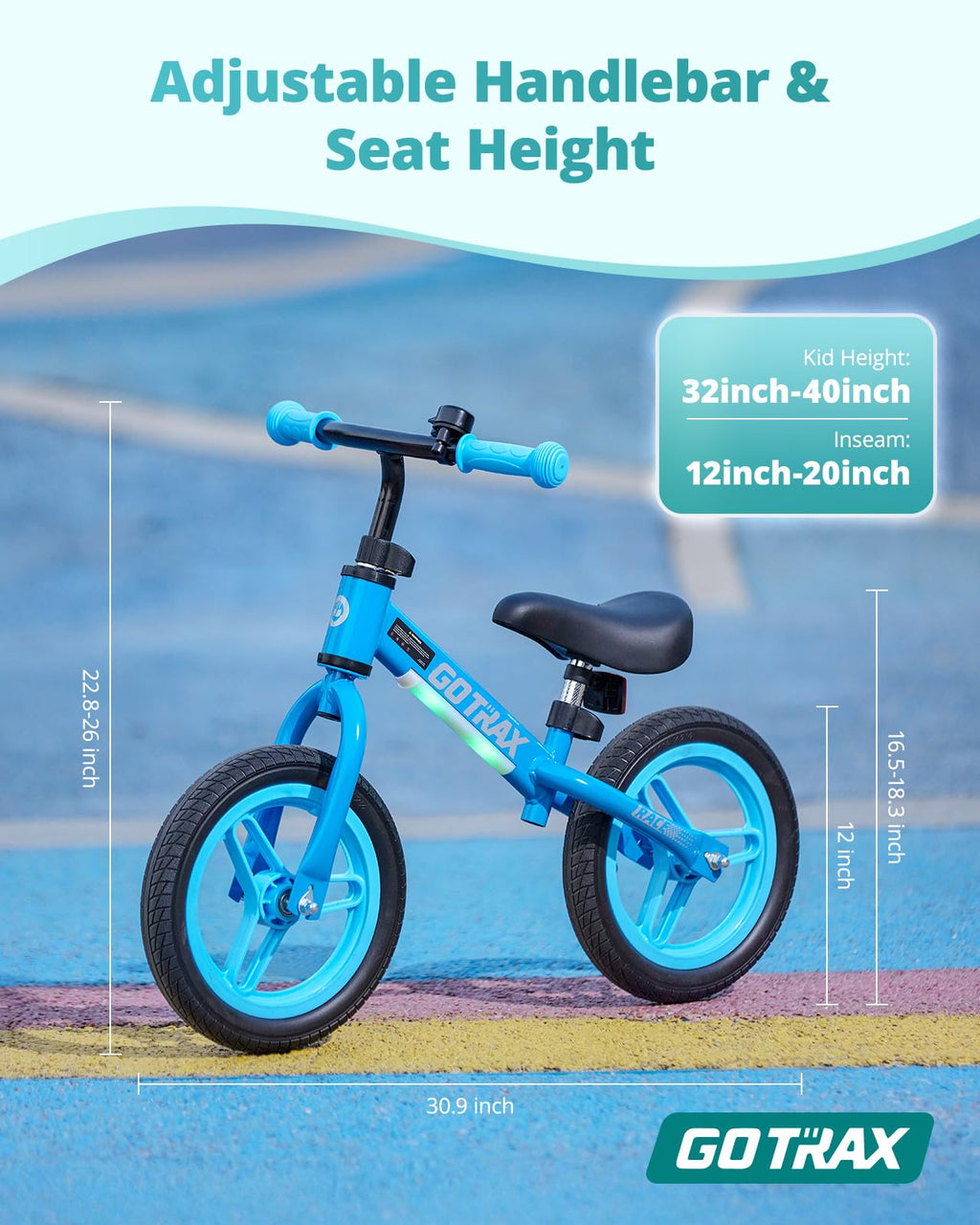 12" No-Pedal Toddler Balance Bike V372685