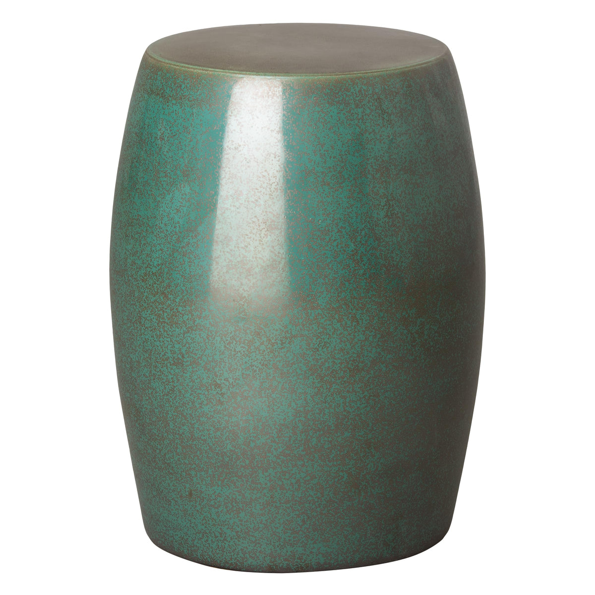 19 in. Round Ceramic Garden Stool R217838