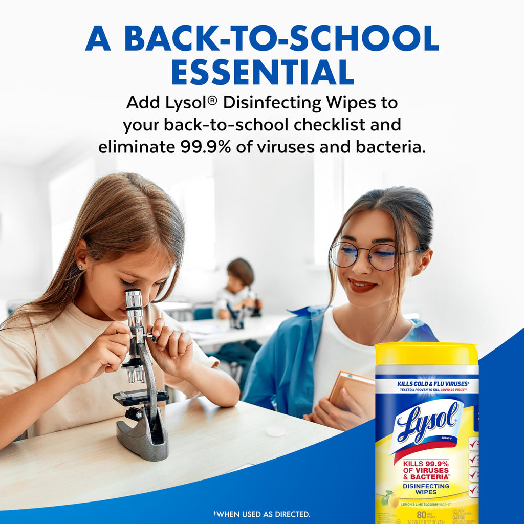 Lemon Mango Linen Disinfecting Wipes 80 ct. 4 Pack S927