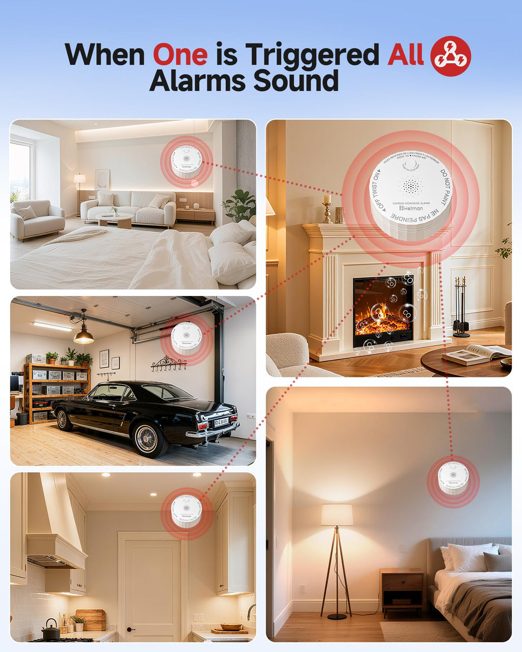Carbon Monoxide Detectors 3 Pack S343365