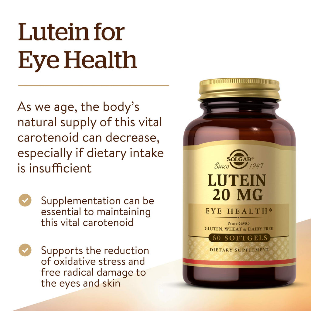 Lutein 20 mg 60 Softgels V1764
