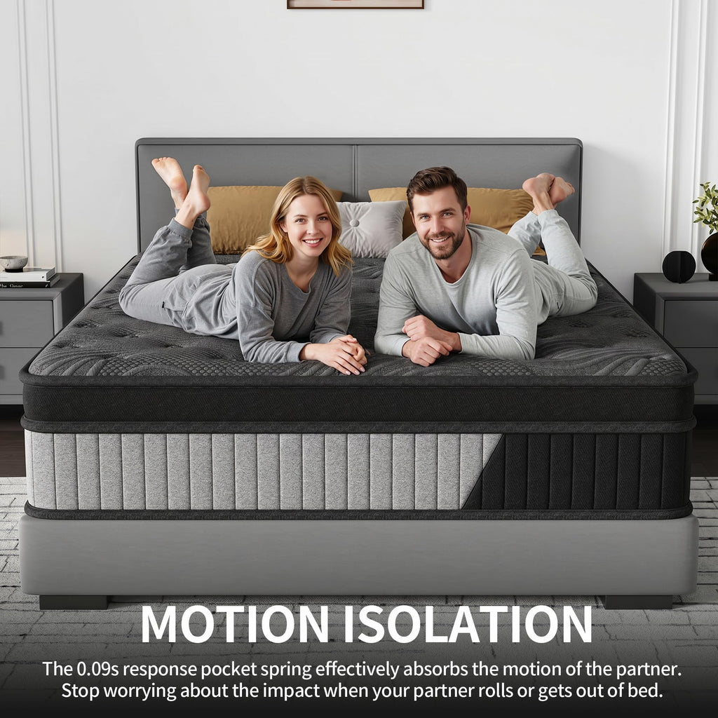 12 Inch Full Hybrid Memory Foam Mattress F74788
