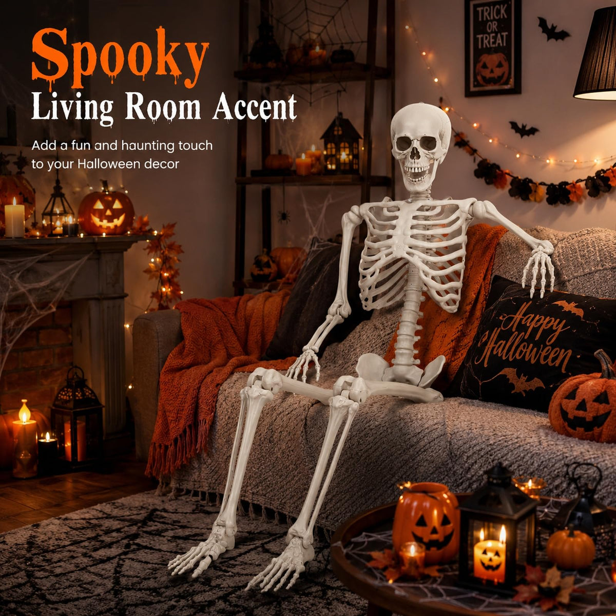 Life Size Posable Skeleton Prop M875