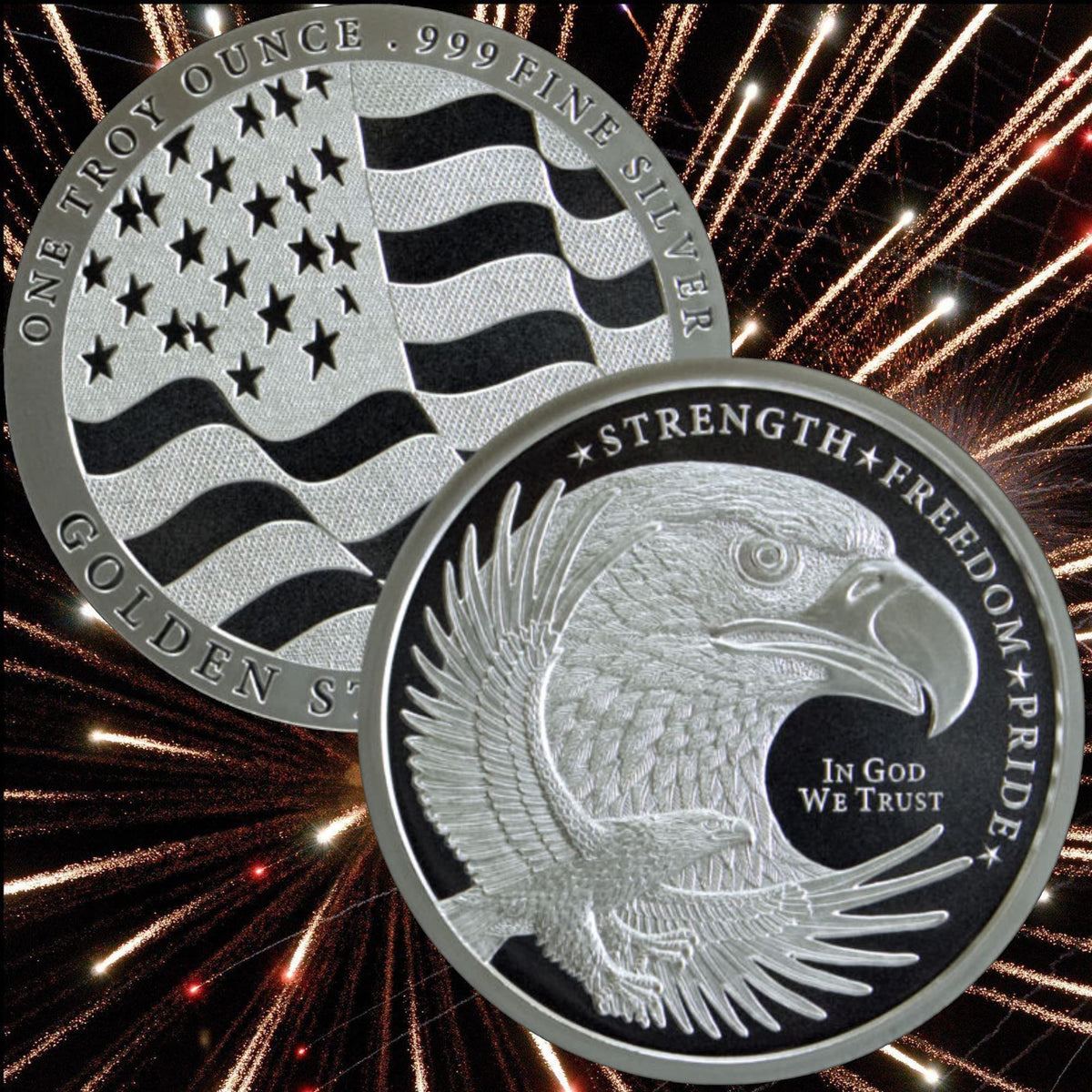 1 Troy Oz .999 Fine Silver Round A79904