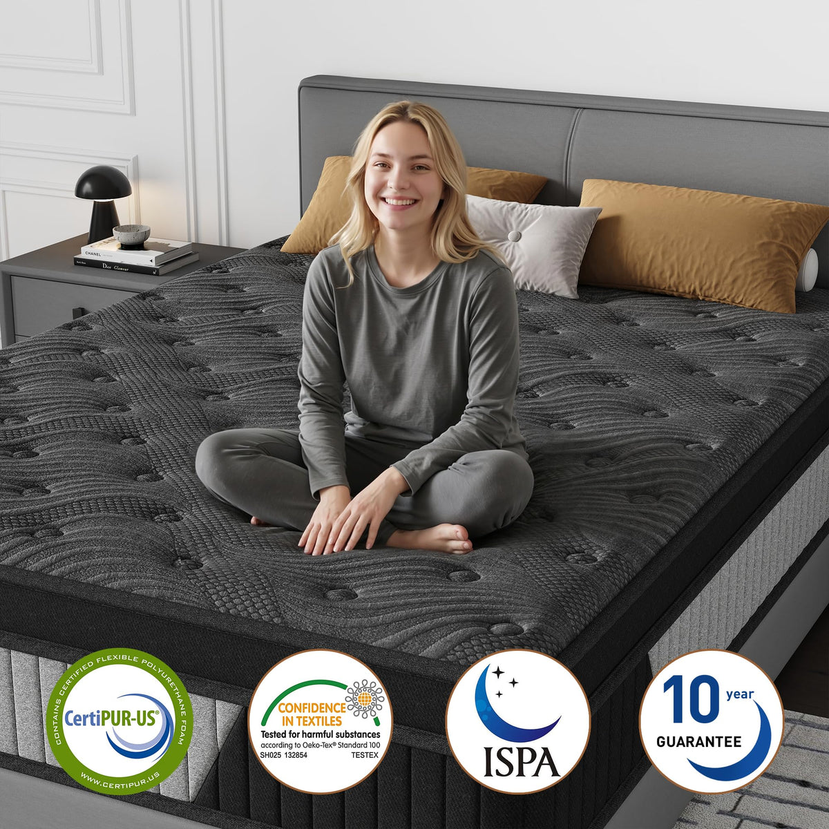 12 Inch Full Hybrid Memory Foam Mattress F74788