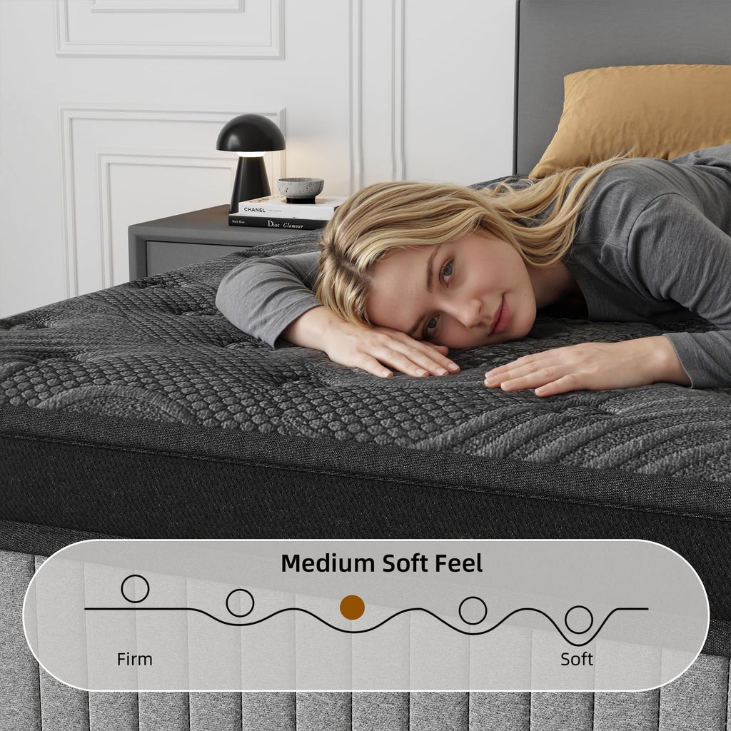 12 Inch Full Hybrid Memory Foam Mattress F74788